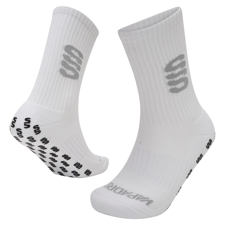 Team Greenwich - Quarter Gripper Sock - White