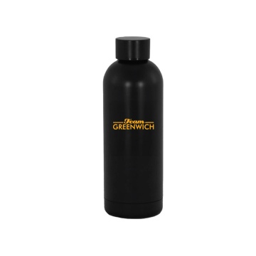 Team Greenwich - Stainless Steel Bottle - Black - 500ML