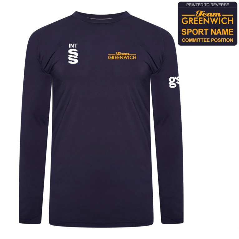 Team Greenwich - Dual Long Sleeve Baselayer - Unisex Fit