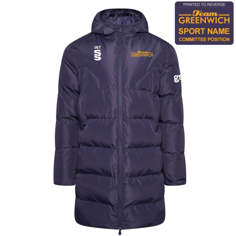 Team Greenwich - Active Long Padded Jacket - Unisex Fit
