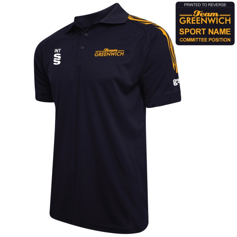 Team Greenwich - Dual Solid Colour Polo - Unisex Fit